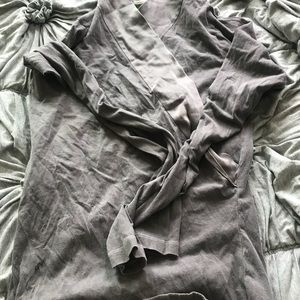 Velvet long sleeve top